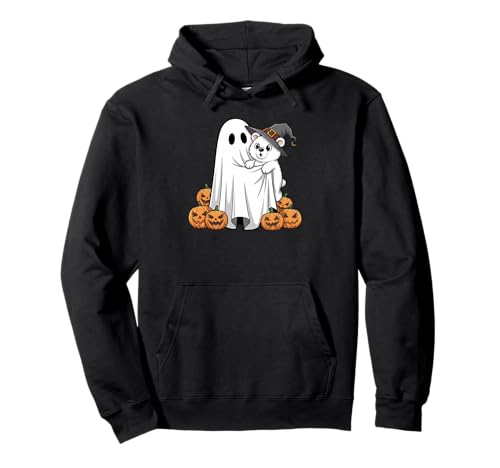Lustiger Geist Eisbär Kürbis Halloween Kinder Herren Damen Pullover Hoodie Lustiger Geist Eisbär Kürbis Halloween Kinder Herren Damen Pullover Hoodie von Polar Bear Lovers Cute Halloween Outfits Boy Girl