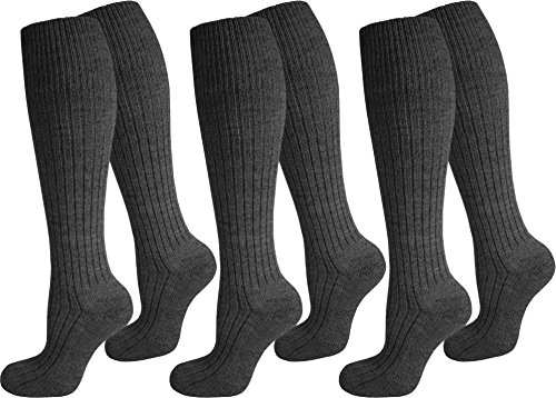 3 Paar Kniestrümpfe für Herren - mit Schafswolle und Plüschsohle Farbe Polarhusky/Anthrazit Größe 39/42 3 Paar Kniestrümpfe für Herren - mit Schafswolle und Plüschsohle Farbe Polarhusky/Anthrazit Größe 39/42 von Polar Husky