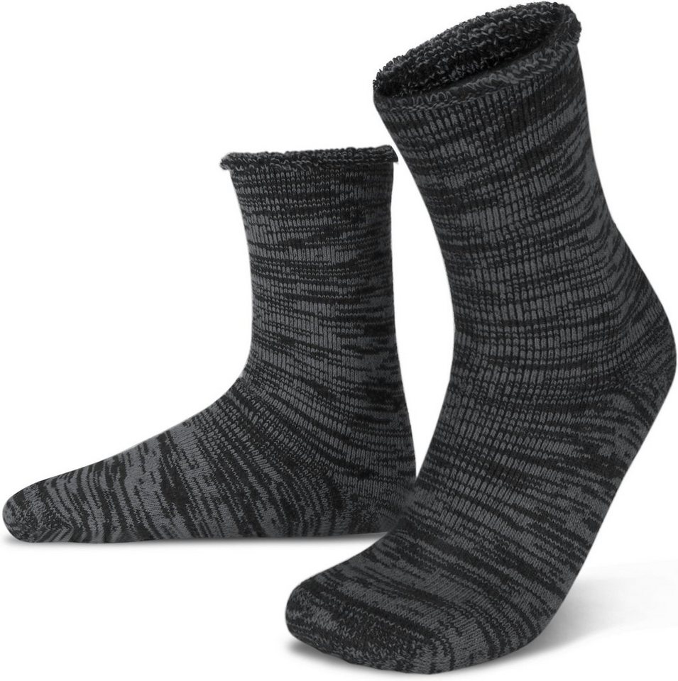 Polar Husky Thermosocken Farbige Vollplüsch-Socken mit Wolle durchgehend gefüttert von Polar Husky