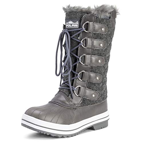 Polar Womens Snow Boot Quilted Tall Winter Snow Waterproof Warm Rain Boot - 5 - GRT38 YC0013 Polar Womens Snow Boot Quilted Tall Winter Snow Waterproof Warm Rain Boot - 5 - GRT38 YC0013 von Polar