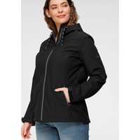 Große Größen: Softshelljacke, schwarz, Gr.40-58 von Polarino