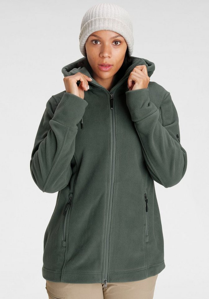 Polarino Fleecejacke für kalte Tage, aus Fleece, sportlicher Stil, atmungsaktiv von Polarino