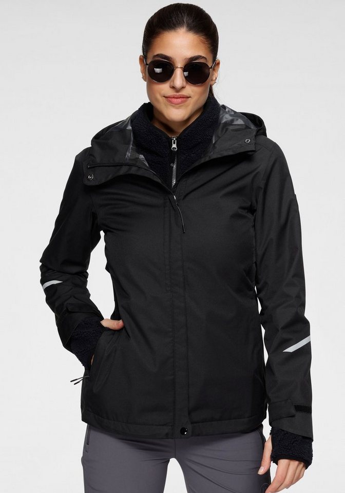 Polarino Regenjacke packable mit Reflektorstreifen von Polarino