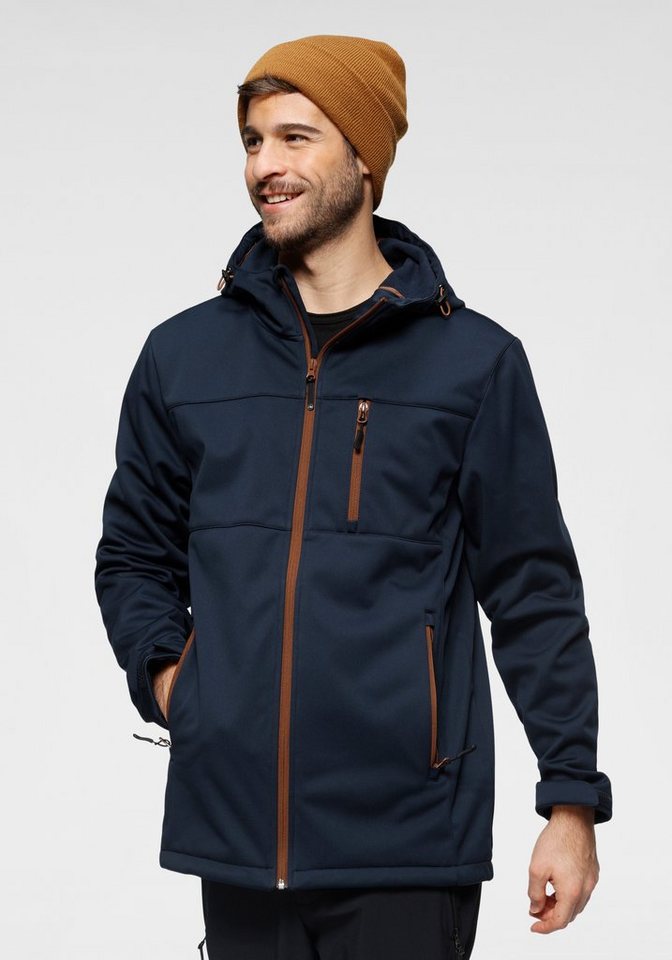 Polarino Softshelljacke mit sportlichen Teilungsnähten von Polarino