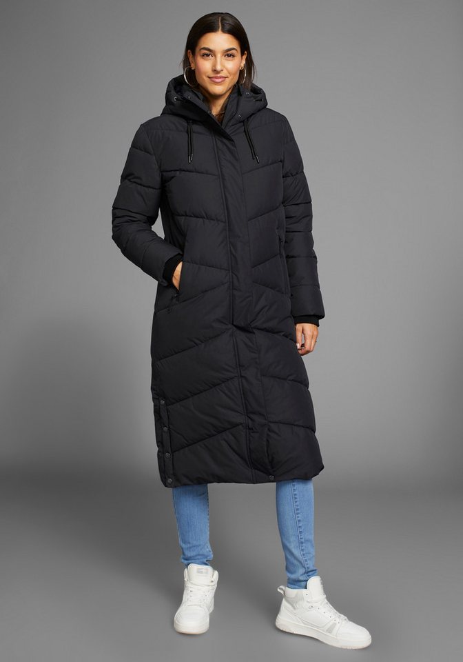 Polarino Steppmantel aus wasserdichtem & windabweisenden Obermaterial, oversize Form von Polarino