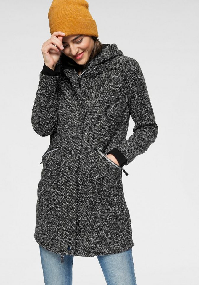 Polarino Strickmantel atmungsaktiv und wärmeisolierend. Strickoptik außen, Fleece innen. Polarino Strickmantel atmungsaktiv und wärmeisolierend. Strickoptik außen, Fleece innen. von Polarino