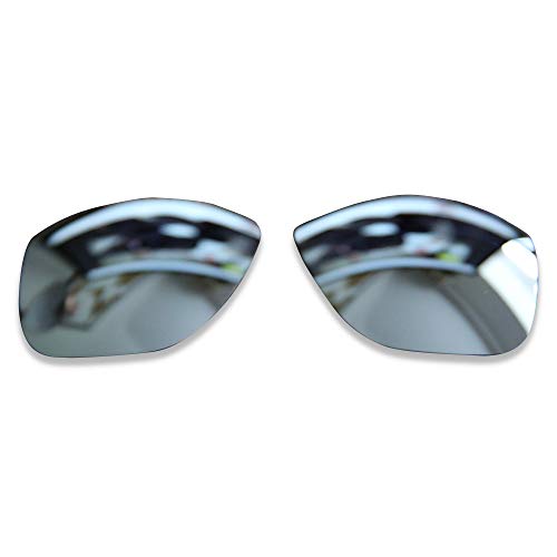 POLARLENS Polarisierte Ersatzgläser für Oakley Breadbox - Kompatibel mit Oakley Breadbox Sonnenbrille, silber, Einheitsgröße von Polarlens