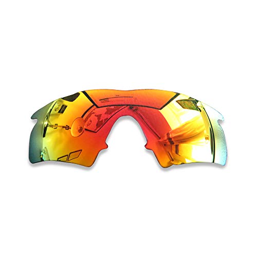 PolarLens Polarisierte Ersatzgläser für Oakley M Frame Hybrid - Kompatibel mit Oakley M Frame Hybrid Sonnenbrille, feuerrot, Einheitsgröße von Polarlens