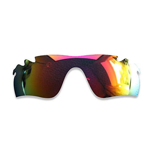 Polarlens Polarisierte Ersatzgläser für Oakley Radarlock – kompatibel mit Oakley Radarlock-Sonnenbrillen (Feuerrot) von Polarlens