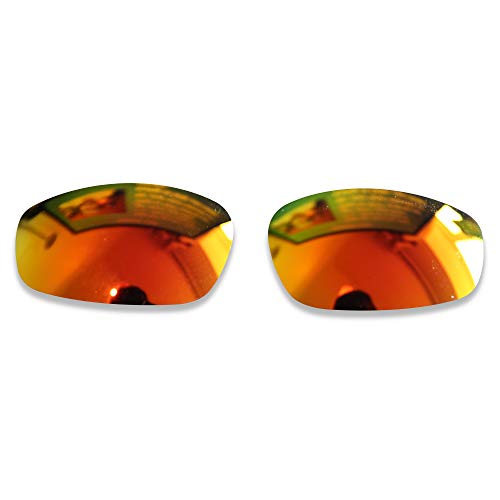 Polarlens Polarisierte gläser für Oakley Split Jacket kompatibel mit Oakley Split Jacket Sonnenbrillen (Feuerrot) von Polarlens