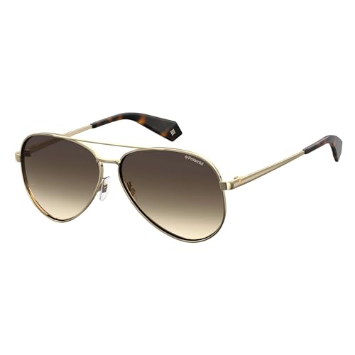 Polaroid Damen PLD 6069/S/X Sonnenbrille, Mehrfarbig (Gold), 61 von Polaroid