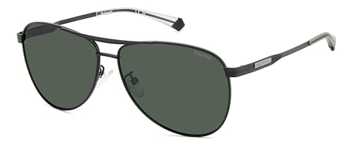 POLAROID Herren PLD 2160/G/S/X Sonnenbrille, Mattes Schwarz, 62 von Polaroid