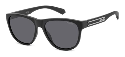 POLAROID Unisex PLD 2156/S Sonnenbrille, Mattes Schwarz, 56 von Polaroid