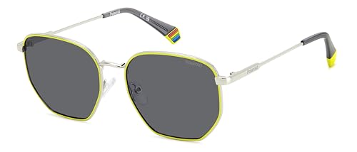 POLAROID Unisex PLD 6214/S/X Sonnenbrille, Palladium Gelb, 56 von Polaroid