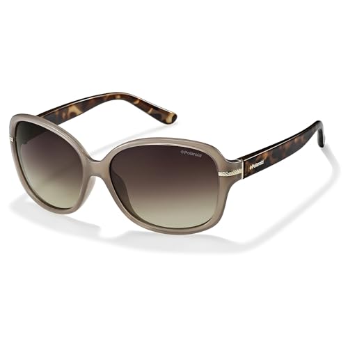 Polaroid Damen P8419 La 10a 58 Sonnenbrille, Beige (Beige/Brown), mm EU von Polaroid