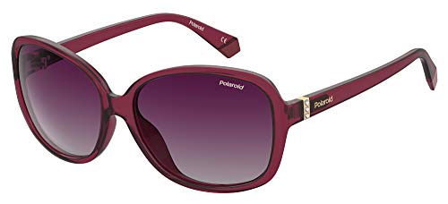 Polaroid Damen PLD 4098/s Sonnenbrille, B3V/JR Violet, 58 von Polaroid