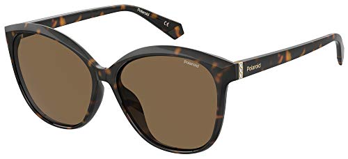 POLAROID Unisex PLD 4100/f/s Sunglasses, 086/SP Havana, 59 von Polaroid