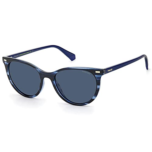 Polaroid Damen PLD 4107/s Sonnenbrille, JBW/C3 Blue Havana, 52 von Polaroid