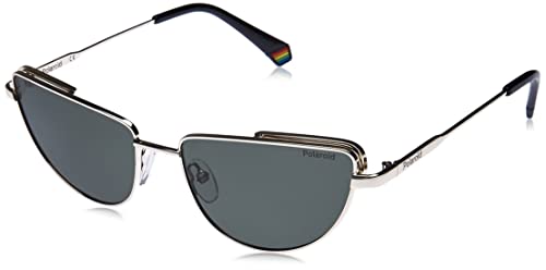 Polaroid Damen PLD 6129/s Sonnenbrille, PEF/UC Gold Green, 57 von Polaroid