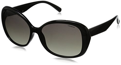 Polaroid Damen PLD 4023/S Lb D28 58 Sonnenbrille, Schwarz (Black/Green) von Polaroid