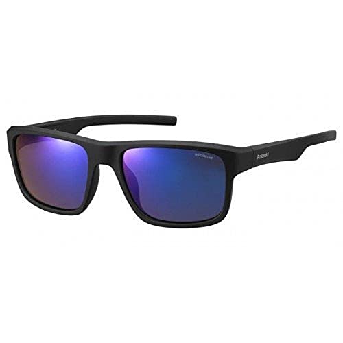 Polaroid Herren Pld 3018/S Jy Dl5 55 Sonnenbrille, Schwarz (Black/Greybl), EU von Polaroid