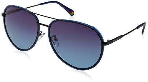 Polaroid Unisex PLD 6116/g/s Sonnenbrille, Blue, 61 von Polaroid