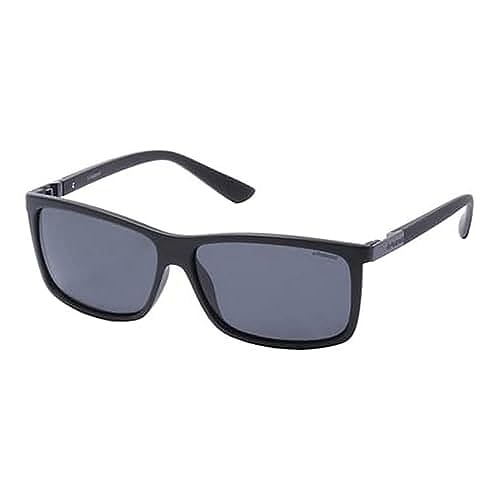 Polaroid Herren P8346 Y2 Kih 59 Sonnenbrille, Schwarz (Black/Grey), EU von Polaroid