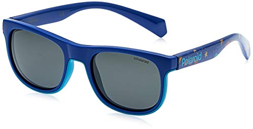 Polaroid Jungen PLD 8035/s Sonnenbrille, PJP/M9 Blue, 45 von Polaroid