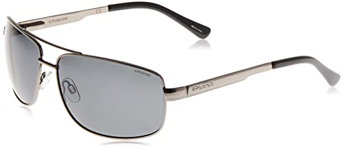 Polaroid Herren P4314 Y2 A4x 63 Sonnenbrille, Grau (Grey), EU von Polaroid