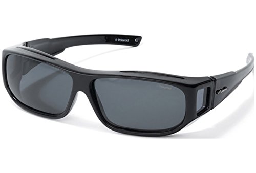 Polaroid P8042A KIHY2 schwarz P8042A Wrap Sunglasses Polarised Lens Category 3 von Polaroid