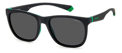 Polaroid Unisex PLD 2140/s Sunglasses, 3OL/M9 MT BLK GRN, 18 von Polaroid