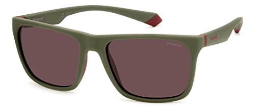 Polaroid Unisex PLD 2141/s Sunglasses, 0L9/KL MT KHAKIBRGN, 57 von Polaroid