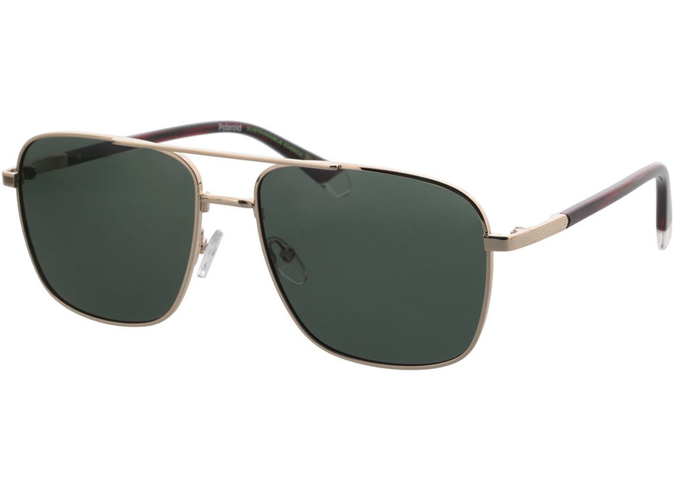 Polaroid PLD 4128/S/X J5G/UC 60-17 Sonnenbrille ohne Sehstärke, Herren, Vollrand, Rechteckig von Polaroid