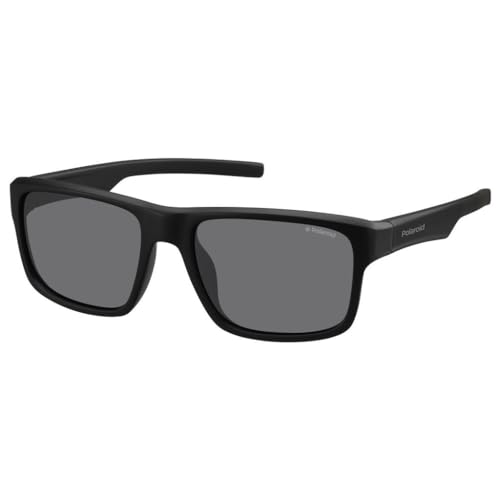 Polaroid Herren Pld 3018/S Y2 Dl5 55 Sonnenbrille, Schwarz (Black/Grey), EU von Polaroid