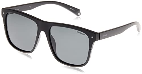 Polaroid Unisex-Erwachsene PLD 6041/S Sonnenbrille, Schwarz (Black), 56 von Polaroid