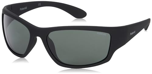 Polaroid Unisex PLD 7005/S Sonnenbrille, Mehrfarbig (RUBBERBLK), 63 von Polaroid