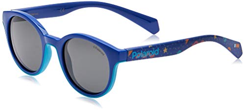 Polaroid Unisex Baby PLD 8036/s Sonnenbrille, PJP/M9 Blue, 42 von Polaroid