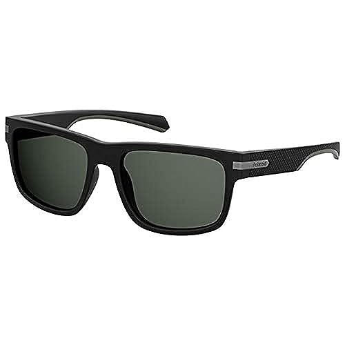 Polaroid Unisex-Erwachsene PLD 2066/S Sonnenbrille, Schwarz (MTT Black), 56 von Polaroid