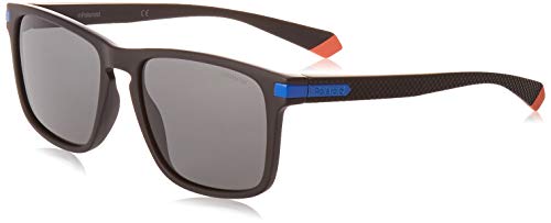 Polaroid Unisex PLD 2088/S Sonnenbrille, Matte Black Blue, 55 von Polaroid