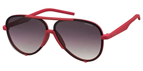 Polaroid Unisex-Erwachsene PLD 6017/S 8W ABA 60 Sonnenbrille, Rot (Red/Grey Grey) von Polaroid