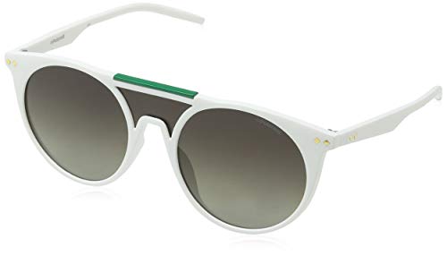 Polaroid Unisex-Erwachsene PLD 6022/S Lb Vk6 99 Sonnenbrille, Weiß (White/Green) von Polaroid