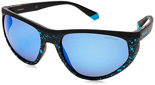 Polaroid Unisex-Erwachsene PLD 7032/S Sonnenbrille, BLAUES PTTR, 60 von Polaroid