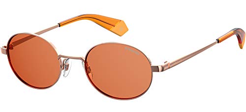 Polaroid Unisex-Erwachsene PLD 6066/S Sonnenbrille, Mehrfarbig (Gd Orange), 51 von Polaroid