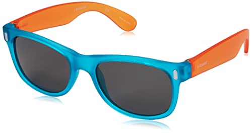 Polaroid Kinder P0115 Y2 89t 46 Sonnenbrille, Blau (Blute Orange/Grey), EU von Polaroid