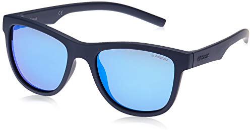 Polaroid Unisex-Kinder PLD 8018/S JY CIW 47 Sonnenbrille, Blau (Rubber Bluette/Grey) von Polaroid