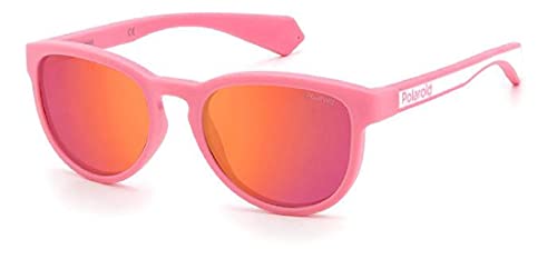 Polaroid Unisex Kinder PLD 8030/s W6Q/OZ PINK White 47 Sonnenbrille, Einheitsgröße von Polaroid