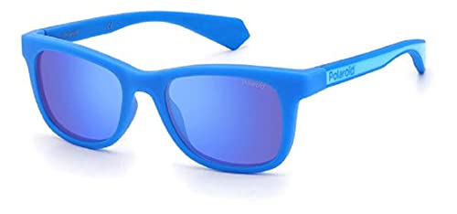 Polaroid Unisex Kinder PLD 8031/s Sonnenbrille, ZX9/5X Blue Azure, 46 von Polaroid