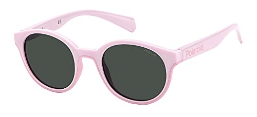 Polaroid Unisex Kinder PLD 8040/s Sonnenbrille, 35J/M9 PINK, 44 von Polaroid