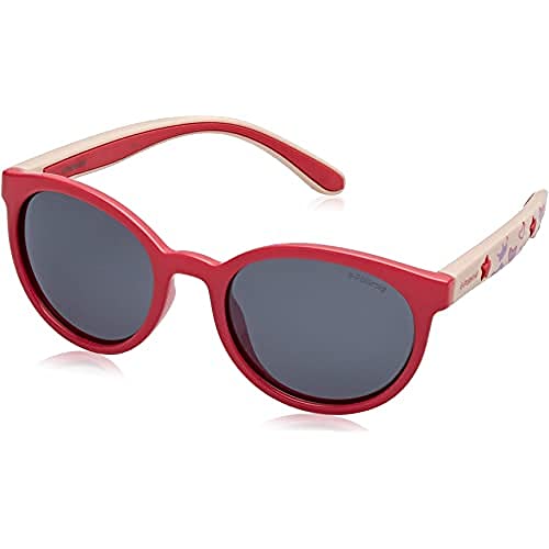 Polaroid Unisex-Kinder PLD 8014/S Ai MBT 46 Sonnenbrille, Pink (Fuchsia Pink/Grey Pink) von Polaroid