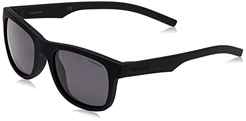 Polaroid Unisex-Kinder PLD 8020/S Y2 Yyv 46 Sonnenbrille, Schwarz (Black/Grey) von Polaroid